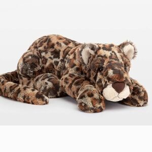 Jellycat Spotted Leopard Plush in Brown and Tan